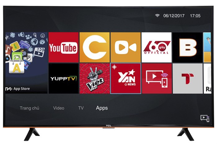 Smart Tivi TCL 43 inch L43S62T Màu Đen