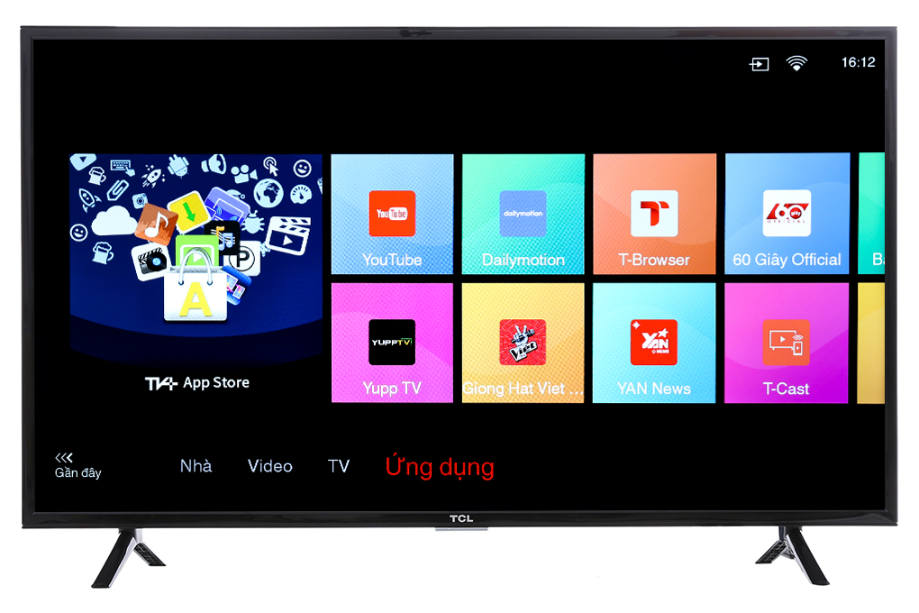 Smart Tivi TCL 40 inch L40S62 Màu Đen