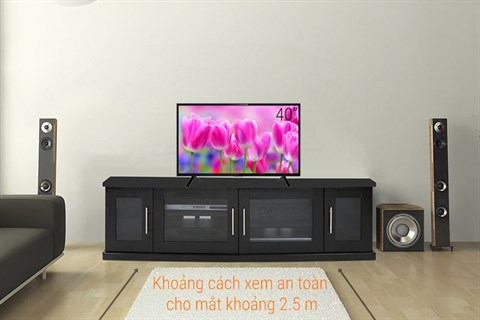 Khoảng cách xem an toàn nhất bảo vệ mắt bạn trên Smart Tivi TCL 40 inch L40S62