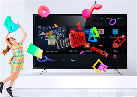 Hệ điều hành TV+OS trên Smart Tivi LED TCL 49 inch L49S62