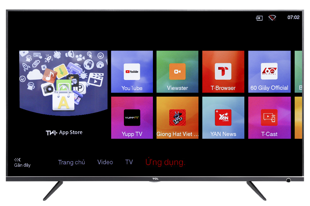Smart Tivi TCL 4K 43 inch L43P6-UF Màu Đen