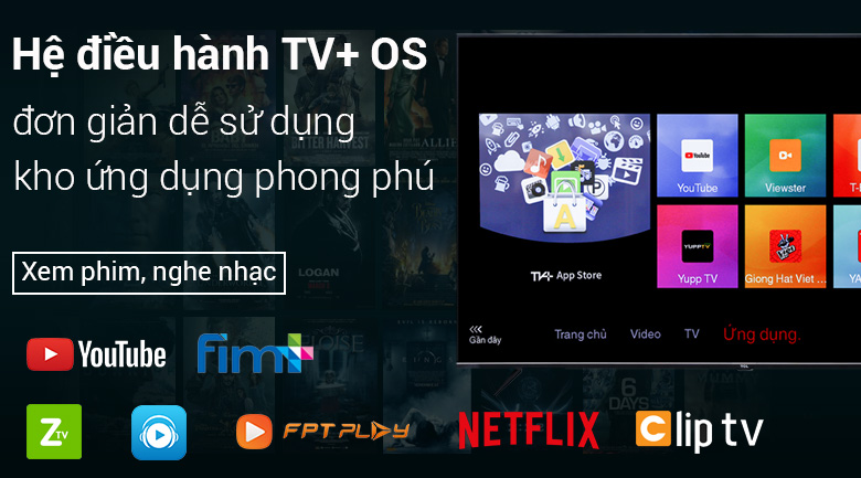 Smart Tivi TCL 4K 65 inch L65P6