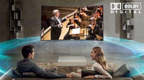 Công nghệ Dolby Digital trên Smart Tivi Cong Samsung 49 inch UA49M6303