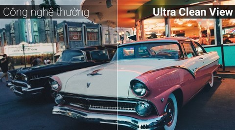 Công nghệ Ultra Clean View trên Smart Tivi Cong Samsung 49 inch UA49M6303