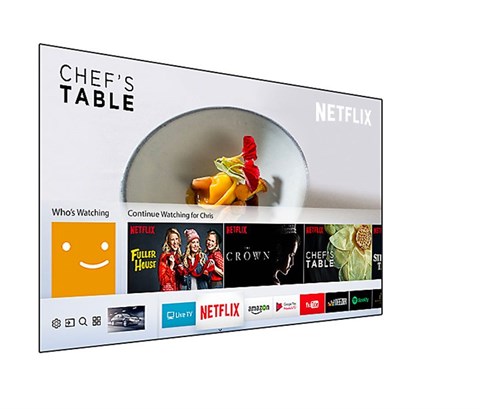 Giao diện Smart Hub trên Smart Tivi Samsung 4K 55 inch UA55MU6103
