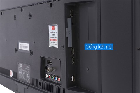 Smart Tivi TCL 32 inch L32S62T có nhiều cổng kết nối