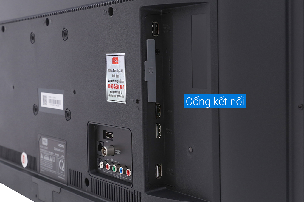 Smart Tivi TCL 32 inch L32S62T cổng kết nối