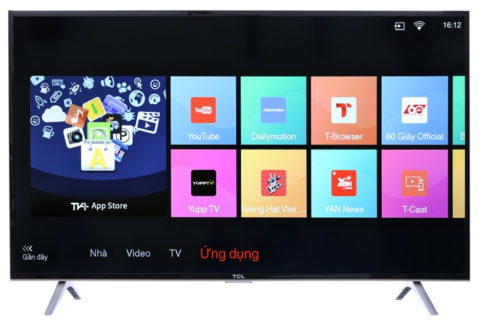 Smart Tivi TCL 4K 40 inch L40P62-UF Màu Đen