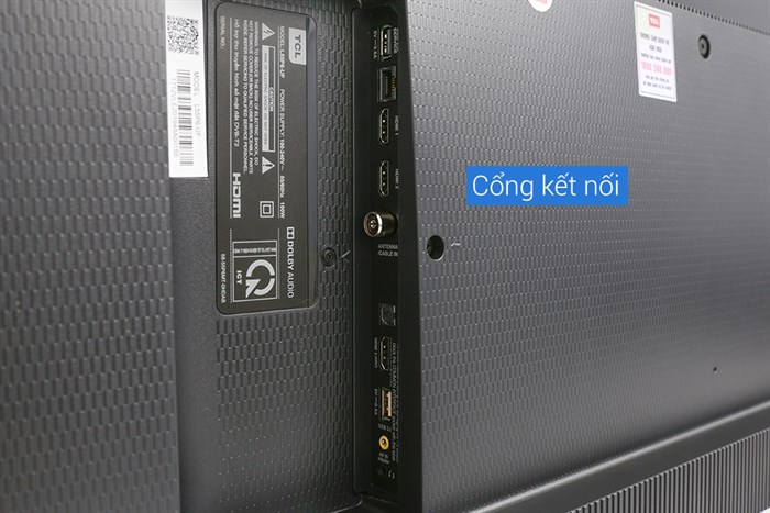 Smart Tivi TCL 4K 55 inch L55P6-UF Màu Đen