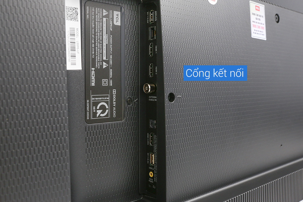Smart Tivi TCL 4K 55 inch L55P6-UF Màu Đen