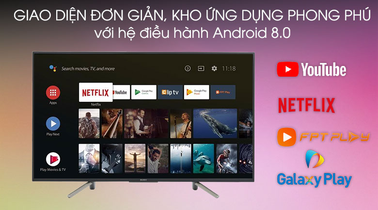 Android Tivi Sony 43 inch KDL-43W800F