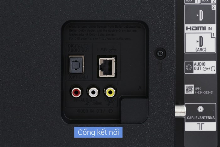 Smart Tivi Sony 50 inch KDL-50W660F Màu Đen