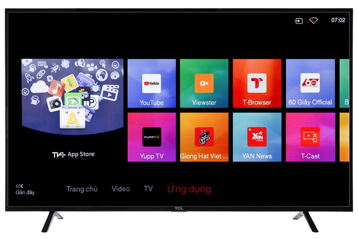 Smart Tivi TCL 55 inch L55S62 Màu Đen