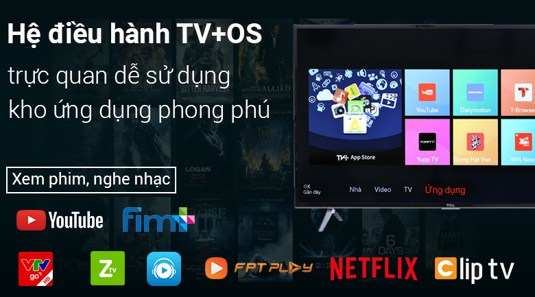 Smart Tivi TCL 4K 50 inch L50P62