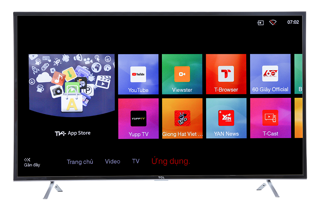 Smart Tivi TCL 4K 50 inch L50P62 Màu Đen