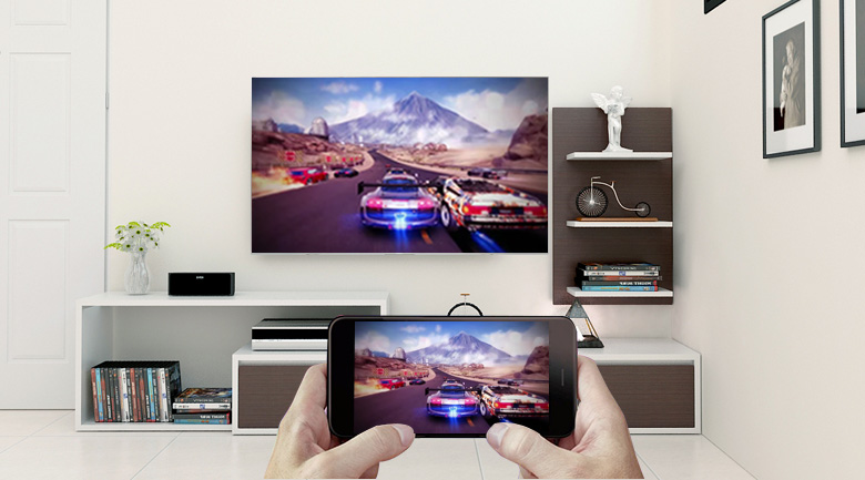 Công nghệ Screen Mirroring của Android Tivi Sony 4K 43 inch KD-43X8500F/S