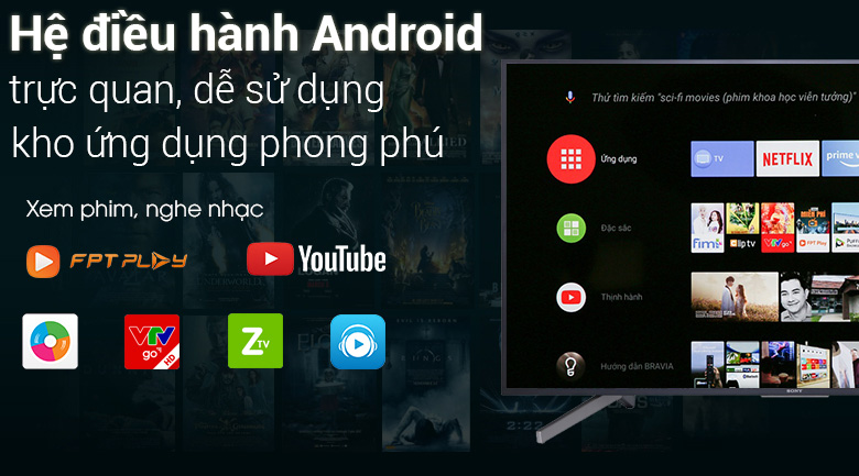 Android Tivi Sony 4K 43 inch KD-43X7500F
