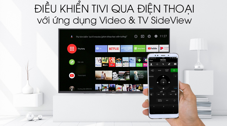 Android Tivi Sony 4K 43 inch KD-43X7500F