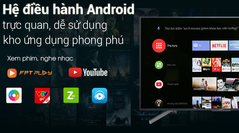 Android Tivi Sony 4K 49 inch KD-49X7500F
