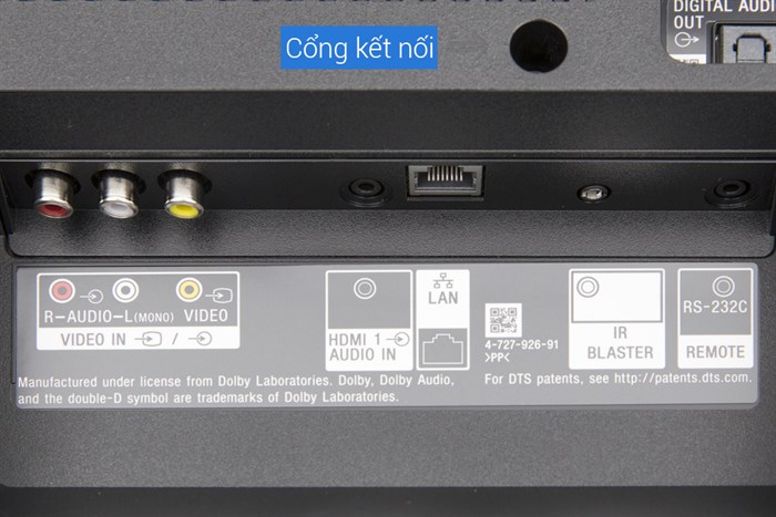 Android Tivi Sony 4K 49 inch KD-49X7500F Màu Đen