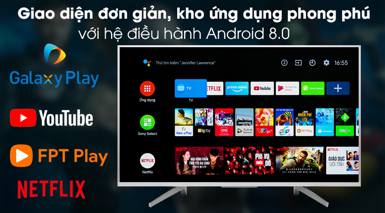 Android Tivi Sony 4K 49 inch KD-49X8500F/S