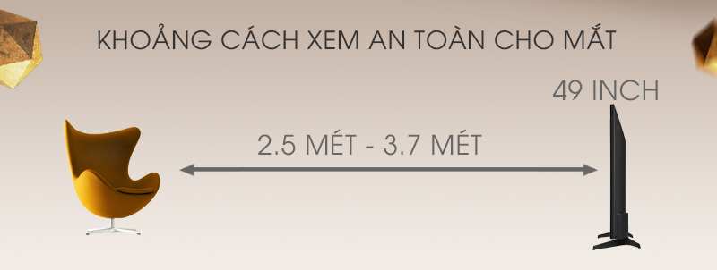 khoảng cách xem tivi khoảng cách xem tivi
