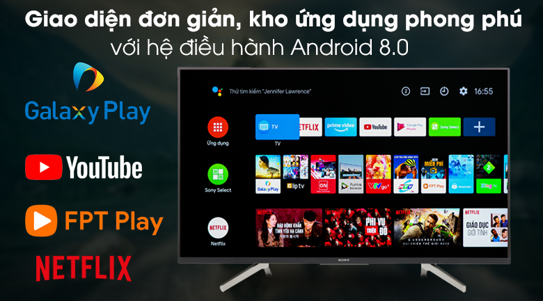 Android Tivi Sony 4K 65 inch KD-65X8500F
