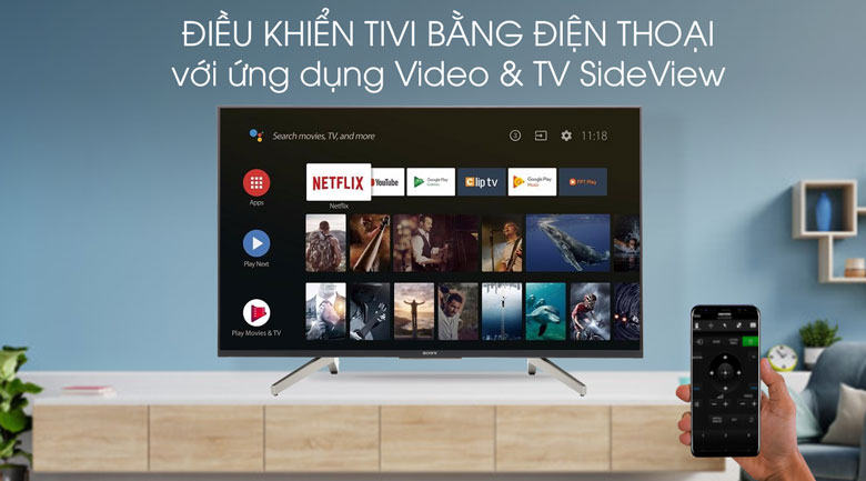 Android Tivi Sony 4K 65 inch KD-65X8500F