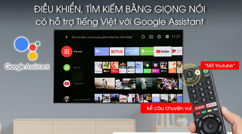 Android Tivi Sony 4K 55 inch KD-55X9000F