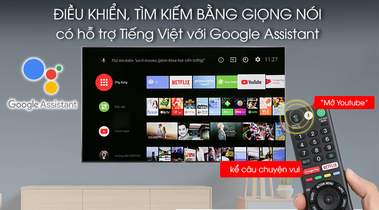 Android Tivi Sony 4K 65 inch KD-65X9000F