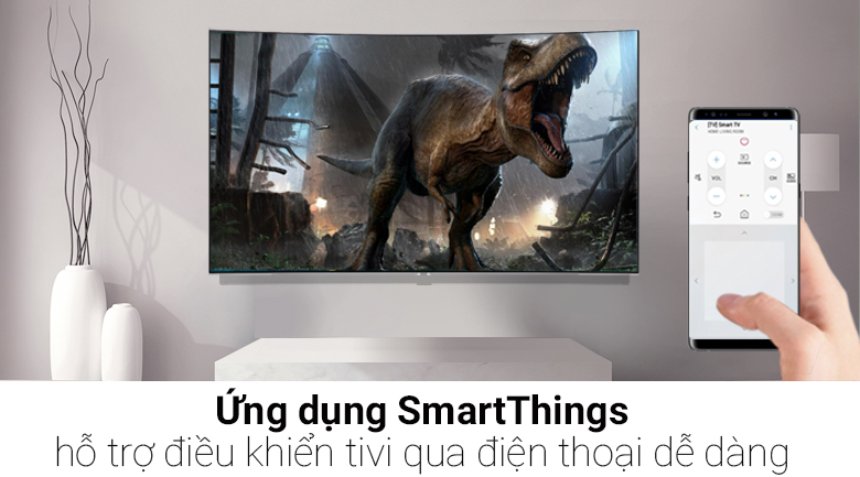 Smart Tivi Cong QLED Samsung 4K 55 inch QA55Q8CN