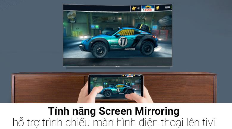 Smart Tivi Cong QLED Samsung 4K 55 inch QA55Q8CN