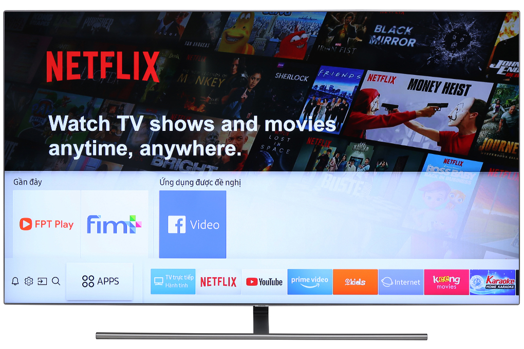 Smart Tivi QLED Samsung 4K 75 inch QA75Q7FN Màu Đen