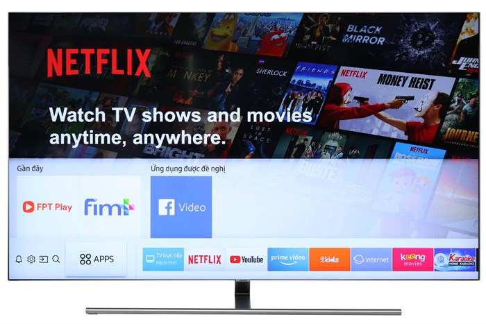 Smart Tivi QLED Samsung 4K 65 inch QA65Q7FN Màu Đen