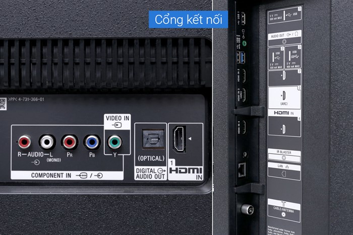 Android Tivi Sony 4K 75 inch KD-75X8500F Màu Đen