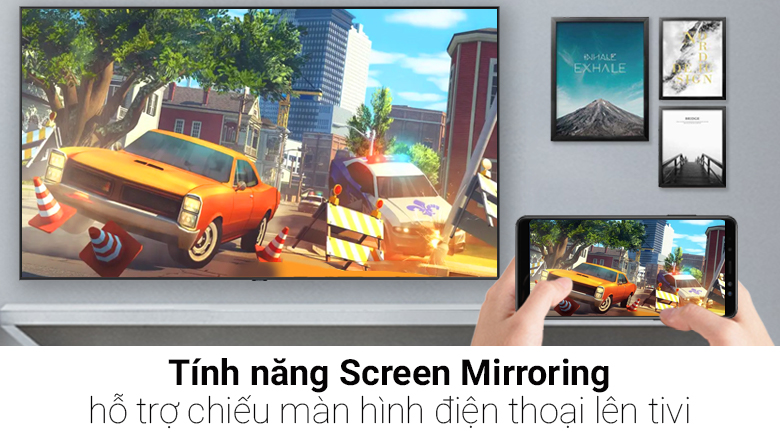 Tính năng Screen Mirroring trên Hệ điều hành Tizen OS trên Smart Tivi QLED Samsung 4K 75 inch QA75Q9FN Tính năng Screen Mirroring trên Hệ điều hành Tizen OS trên Smart Tivi QLED Samsung 4K 75 inch QA75Q9FN