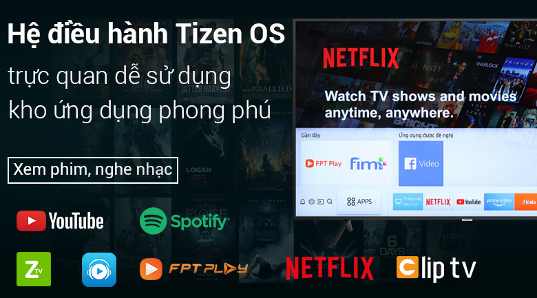 Smart Tivi Samsung 4K 43 inch UA43NU7100