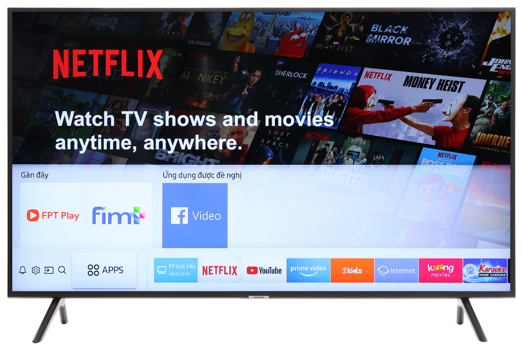 Smart Tivi Samsung 4K 55 inch UA55NU7100 Màu Đen