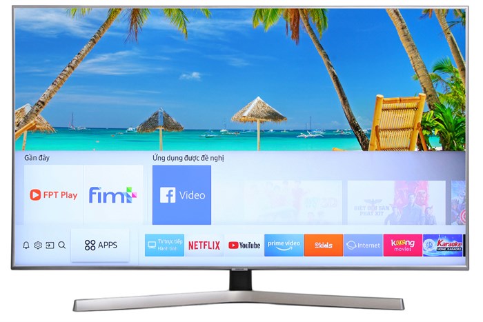 Smart Tivi Samsung 4K 55 inch UA55NU7400 Màu Đen