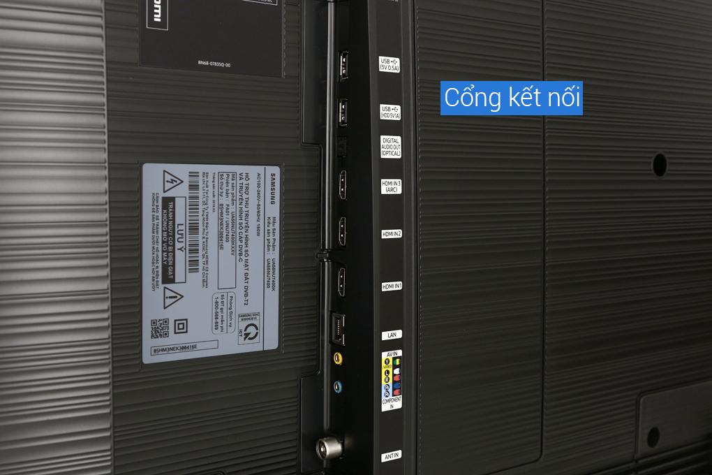 Smart Tivi Samsung 4K 55 inch UA55NU7400 Màu Đen