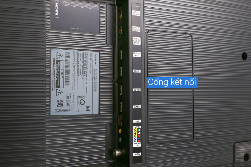 Smart Tivi Cong Samsung 4K 55 inch UA55NU8500 Màu Đen