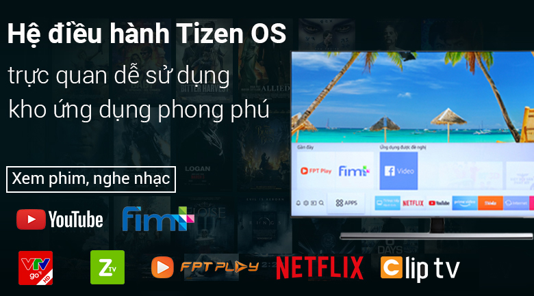 Smart Tivi Samsung 4K 65 inch UA65NU8000