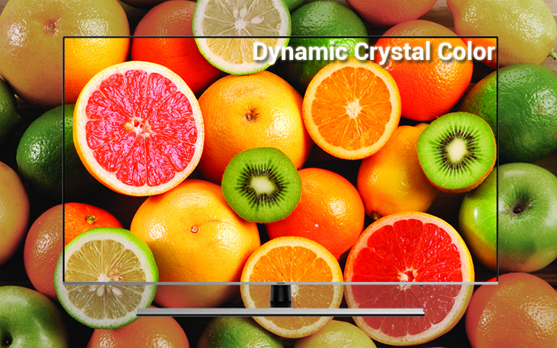 Công nghệ Dynamic Crystal Color trên Smart Tivi Samsung 4K 65 inch UA65NU8000