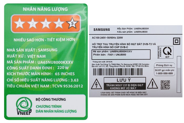 Smart Tivi Samsung 4K 65 inch UA65NU8000 Màu Đen