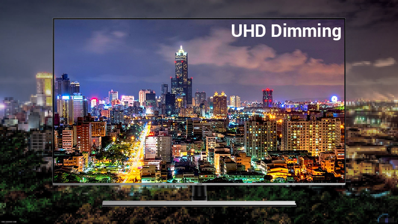 Công nghệ UHD Dimming trên Smart Tivi Samsung 4K 65 inch UA65NU8000