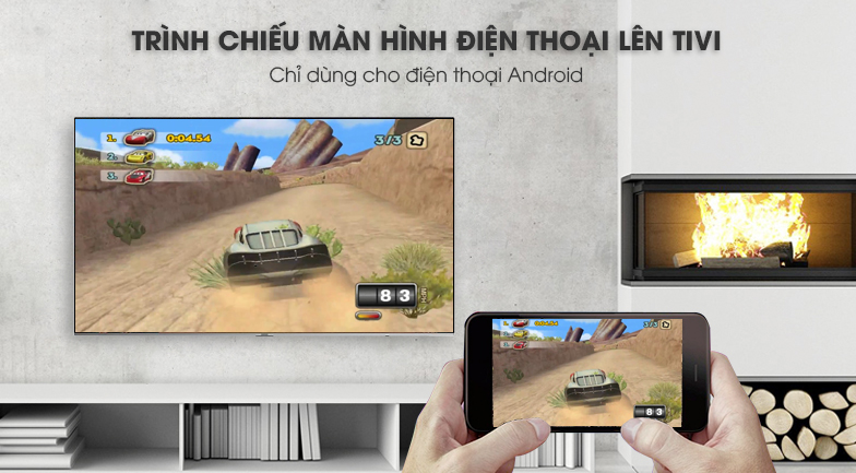 ứng dụng Screen Mirroring Smart Tivi Samsung 4K 82 inch UA82NU8000