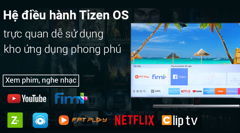 Smart Tivi Samsung 4K 55 inch UA55NU8000