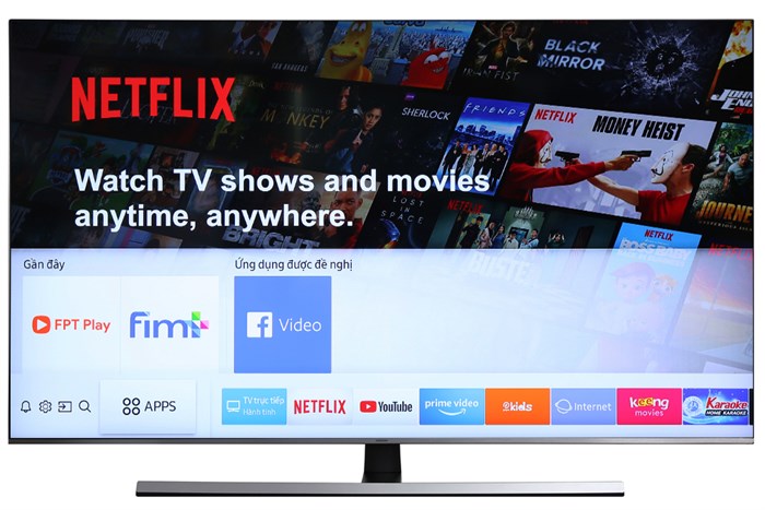 Smart Tivi Samsung 4K 55 inch UA55NU8000 Màu Đen