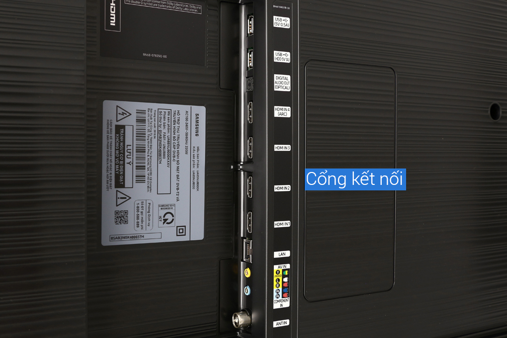 Smart Tivi Samsung 4K 55 inch UA55NU8000 Màu Đen