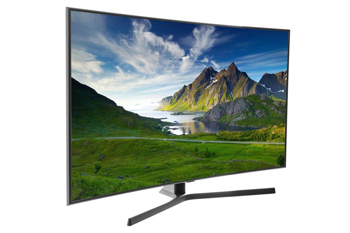 Smart Tivi Cong Samsung 4K 55 inch UA55NU7500 Màu Đen
